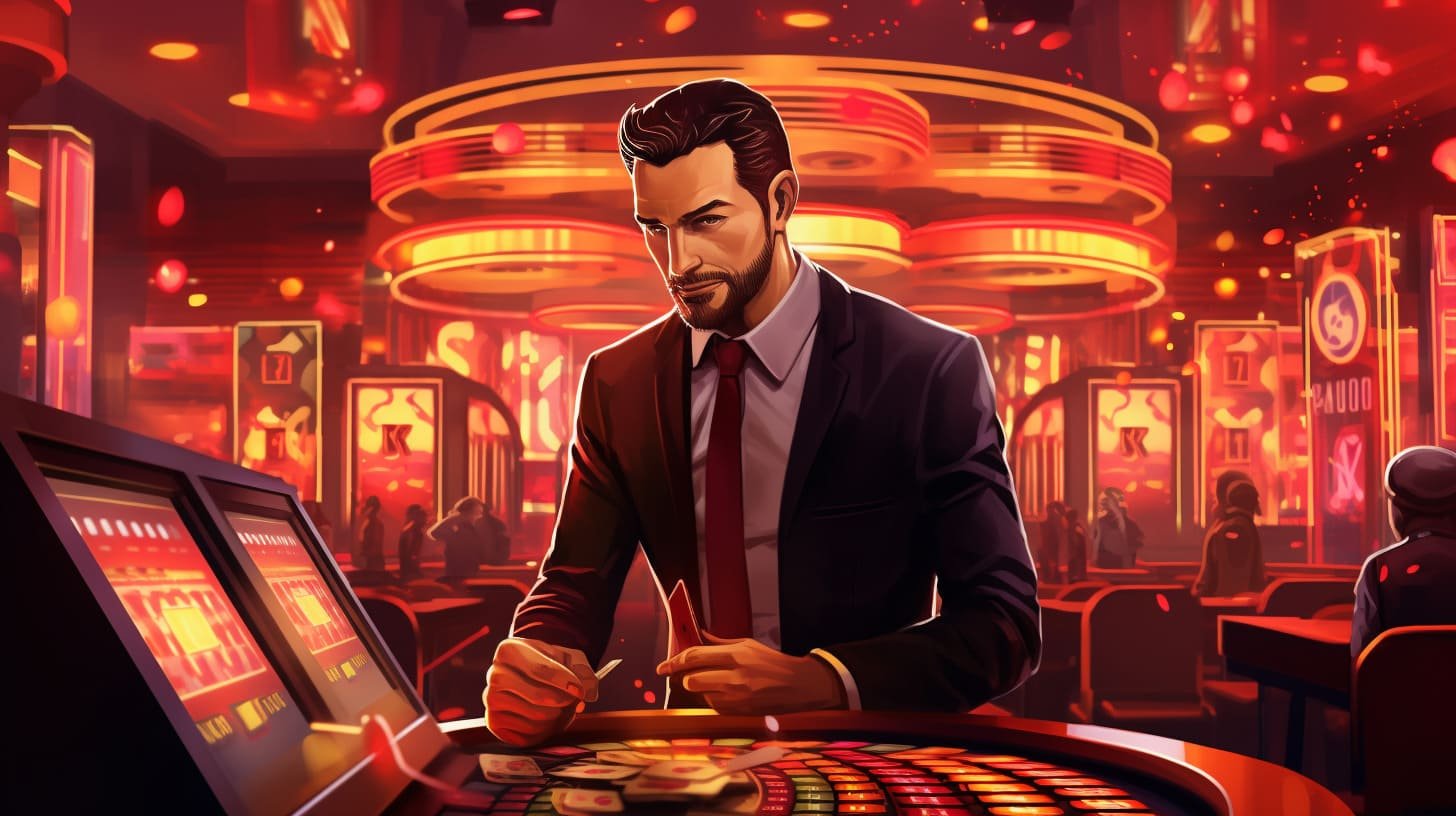 n5230 ကာစီနို Live Baccarat ဒိုင်ဘောနှင့် ကစားနေသောမြင်ကွင်း